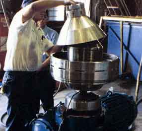 fuel oil purifier separator centrifuge