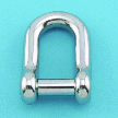 Stainless Steel Straight D Shackle