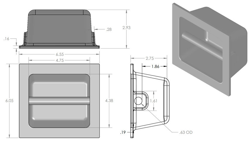 Aluminum Tie Down Points