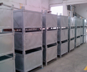 container flat rack twistlock bins