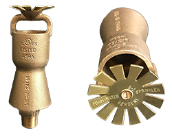 Model B-1 Pendant Style Bronze Nozzle - ½” MPT Nozzle - Mil-H-24146 