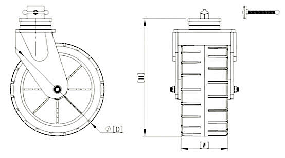 Heavy Duty Caster Wheels