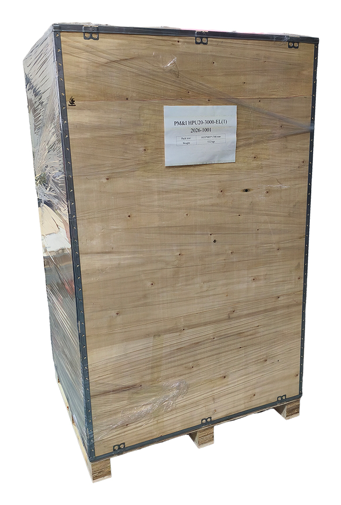 Hydraulic Power Unit - Packed for Shipment