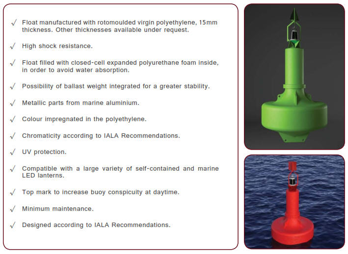 PMB 15/25 Marine Polyethylene Buoy