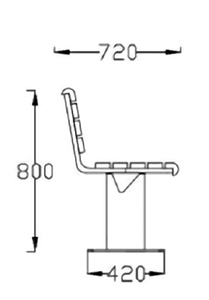 Miami Bench Ferry Seats