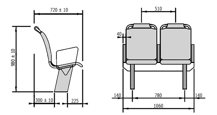 Santa Fe Ferry Seats