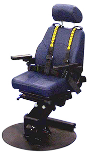 marine captains chair seat operator
