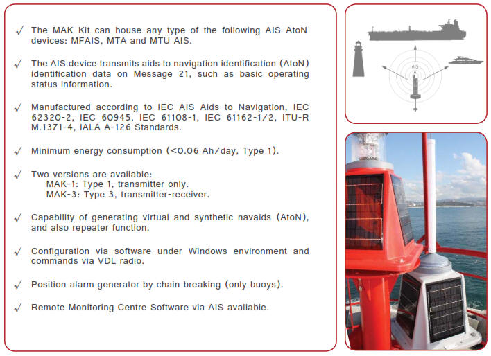 AIS Solar Transponder Kit - AtoN Aids To Navigation