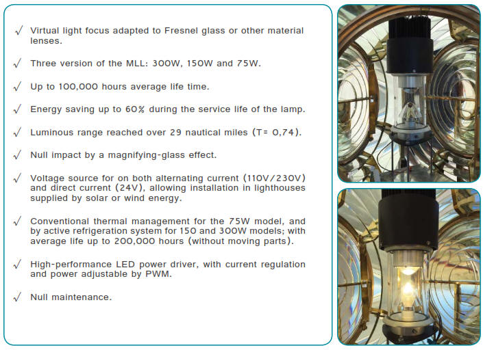 MLL1000 LED Lamp for Major Lighthouse