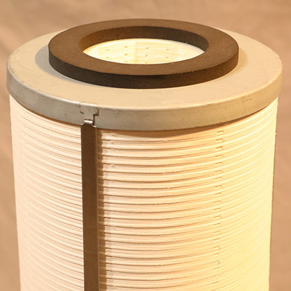 Series 1555 White Stacked Disc Oil Filter Element
