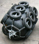  Pneumatic Marine Fender With Chain and Tire Net