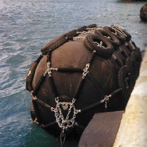  Pneumatic Marine Fender With Chain and Tire Net