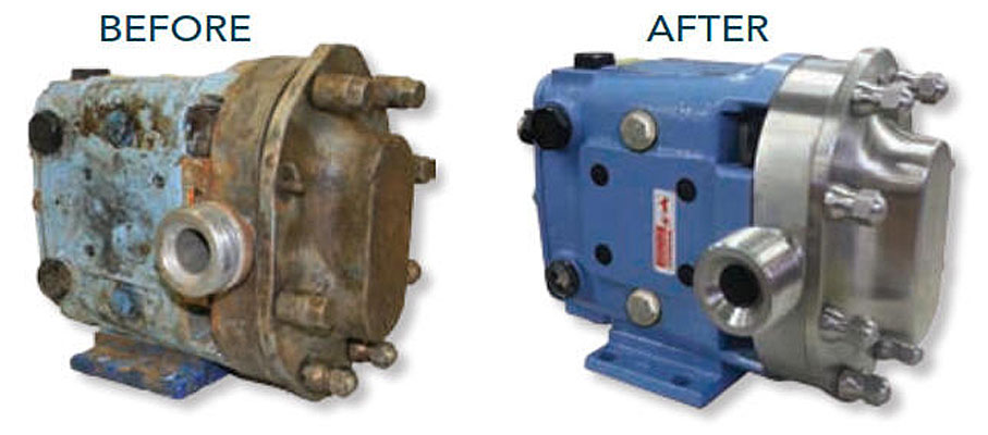 Remanufactured Positive Displacement Sanitary Pumps