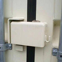 Shipping Container Door Lock Box
