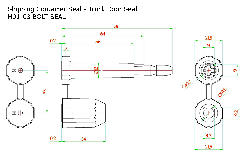 Shipping Container Seals - Truck Door Seal