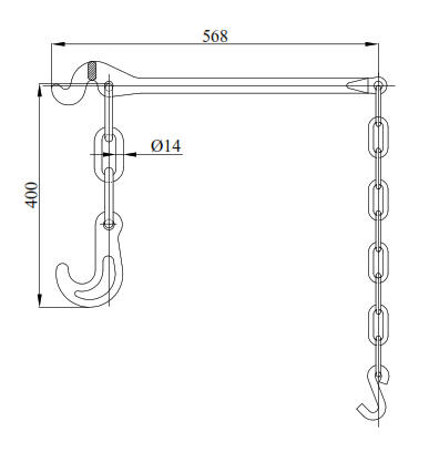 Chain Load Binder Tension Lever