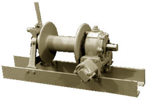hydraulic winches for tractors - upright