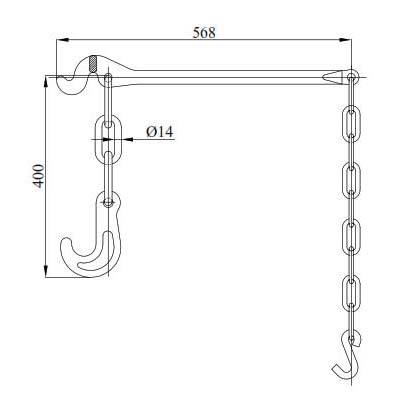 Chain Tensioner - Load Binder Drawing