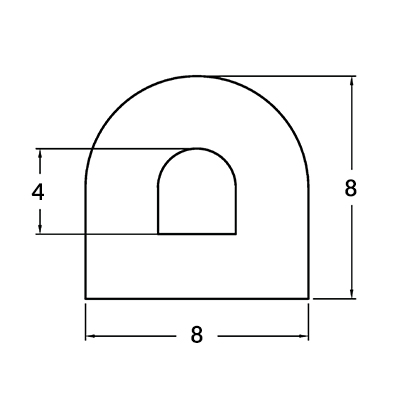DD Series - Dock Fender Bumper - Drawing
