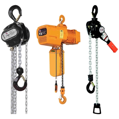 Chain Hoists: Manual, Lever and Electric