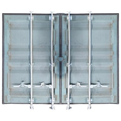 Shipping Container Door Assembly for Standard Height Containers