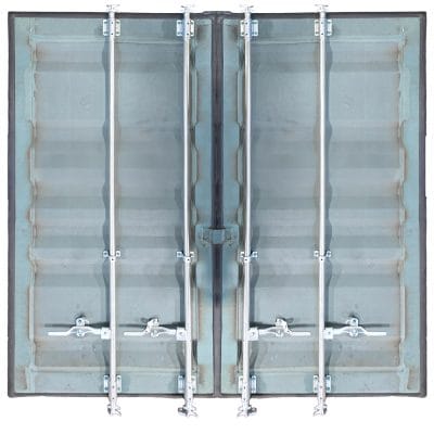 Shipping Container Door Assembly for High Cube Containers