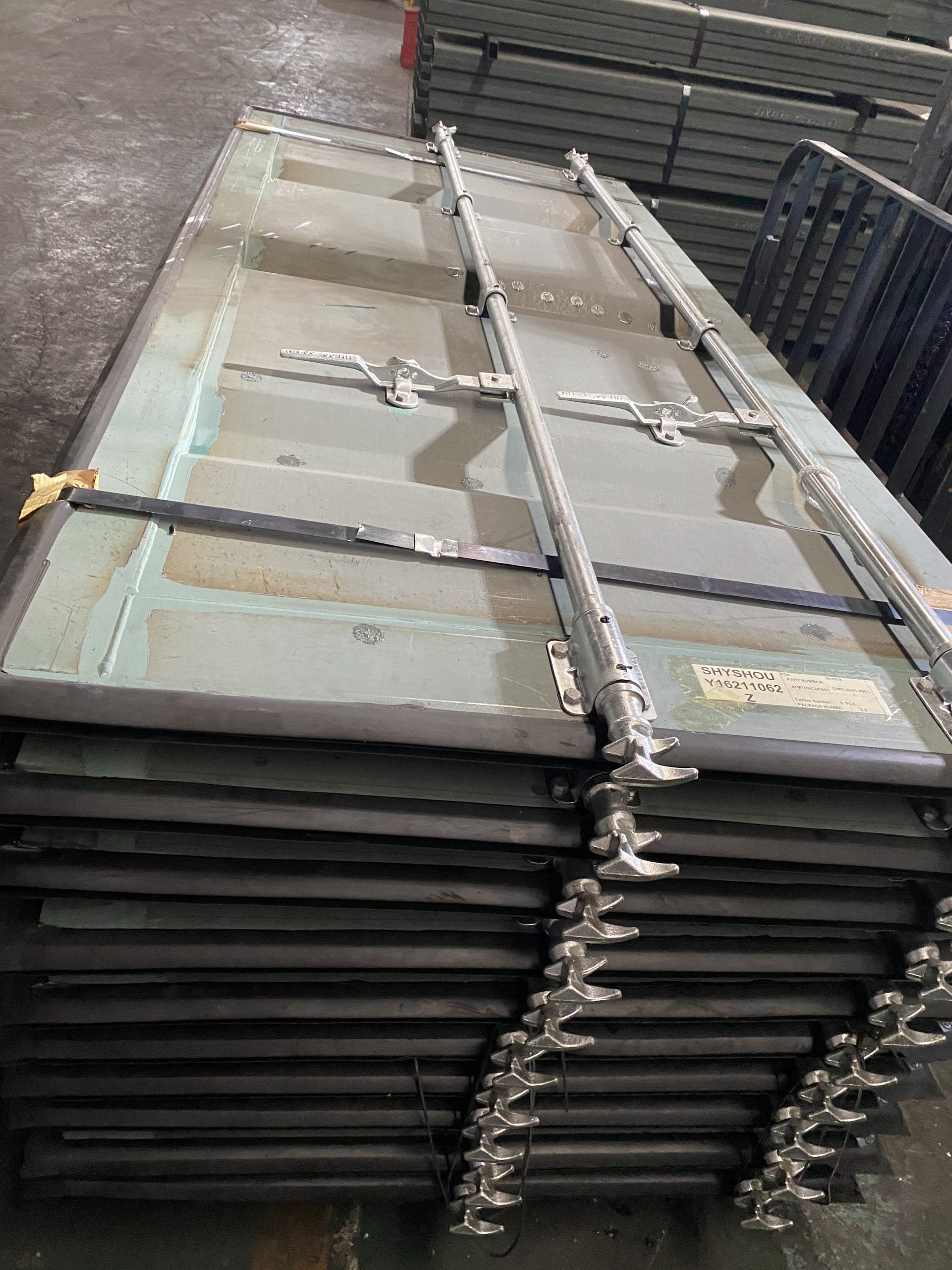 Shipping Container Door Assembly: Packed to Ship