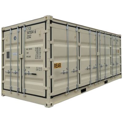 New 20 Foot Shipping Container | Open Side