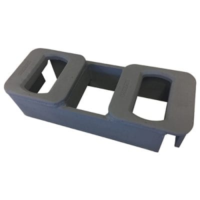 Raised Double Container Foundation