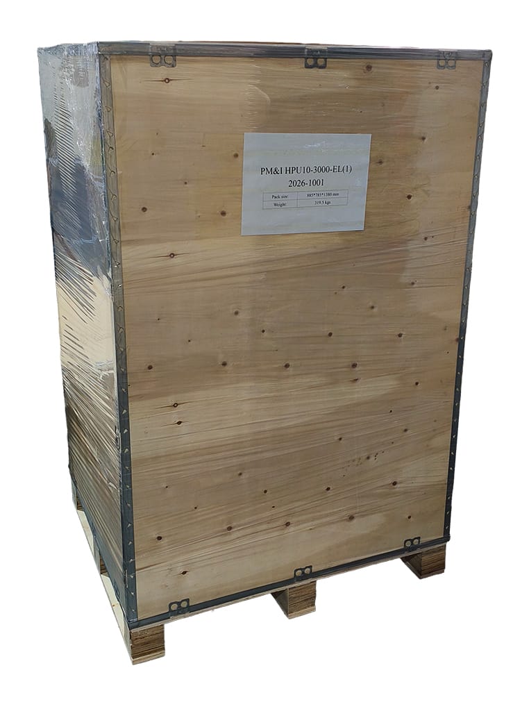 Packed view of Electric Hydraulic Power Unit | 10 GPM - 3,000 PSI | HPU10-3000-EL